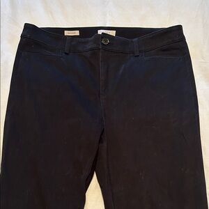 LOFT Black Straight Leg Pants